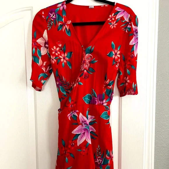 open lace back dress Buy Beautiful Red Indo-Western Embroidered Jumpsuit main image 1